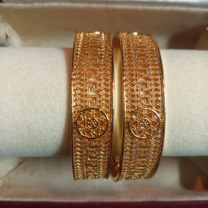 Artificial Jewelery.Indian Metal Gold Plated Artificial Bangles Set