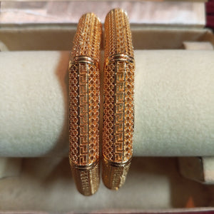 Indian Metal Gold Plated Bangles Set1